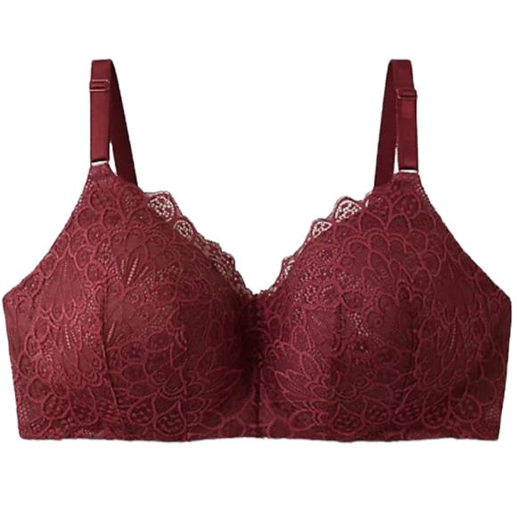 Torrid NWT Lightly Lined Everyday Wire-Free Bra Red 360° Back Smoothing 46DDD - Picture 5 of 11